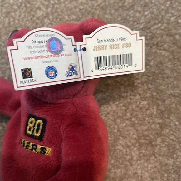 Jerry Rice Bear - Picture 5 of 6